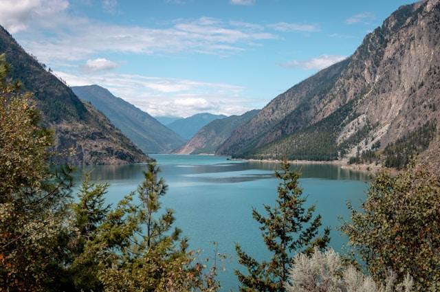 Kelowna to Kamloops route