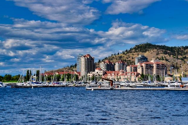 Vancouver to Kelowna route