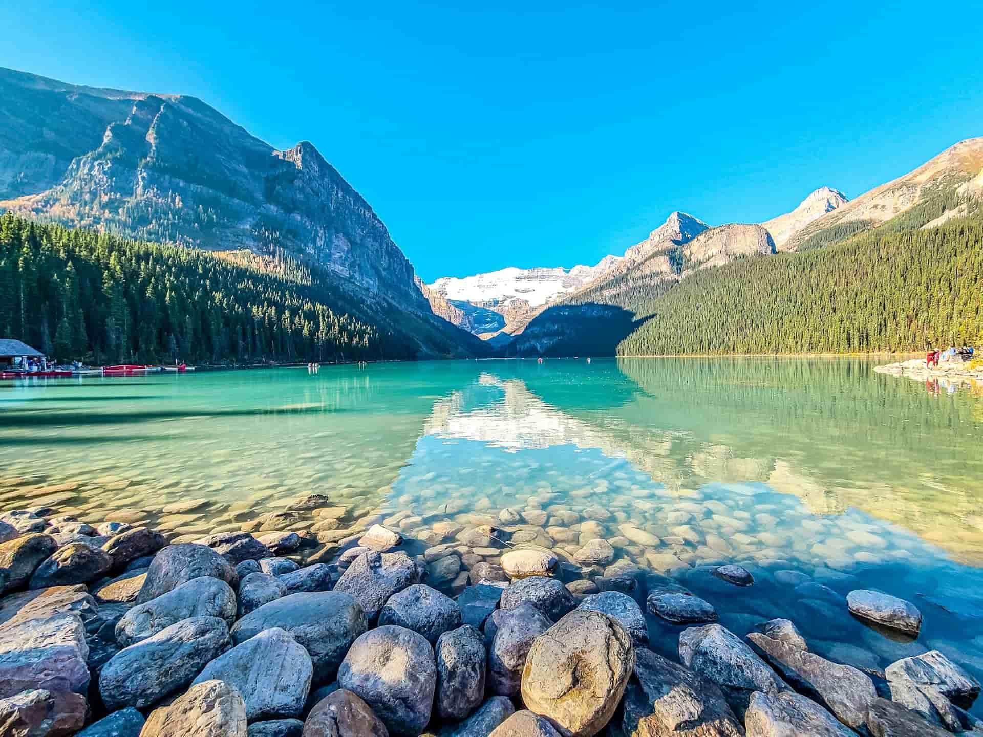 Banff to Lake Louise route
